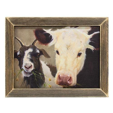 Pals on the Farm Framed Print - The Fox Decor